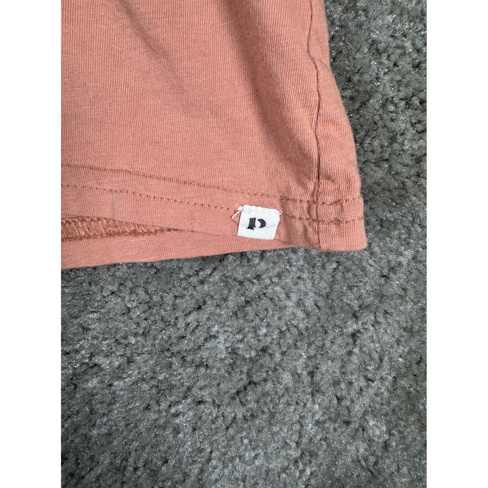 Pact Womens Organic Cotton V-Neck T-Shirt Terracotta Pink Short Sleeve XS - Picture 4 of 7
